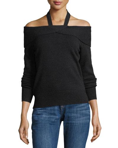 Long-sleeve Off-the-shoulder
