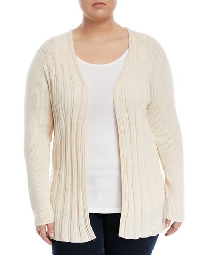 Ribbed Knit Cardigan,