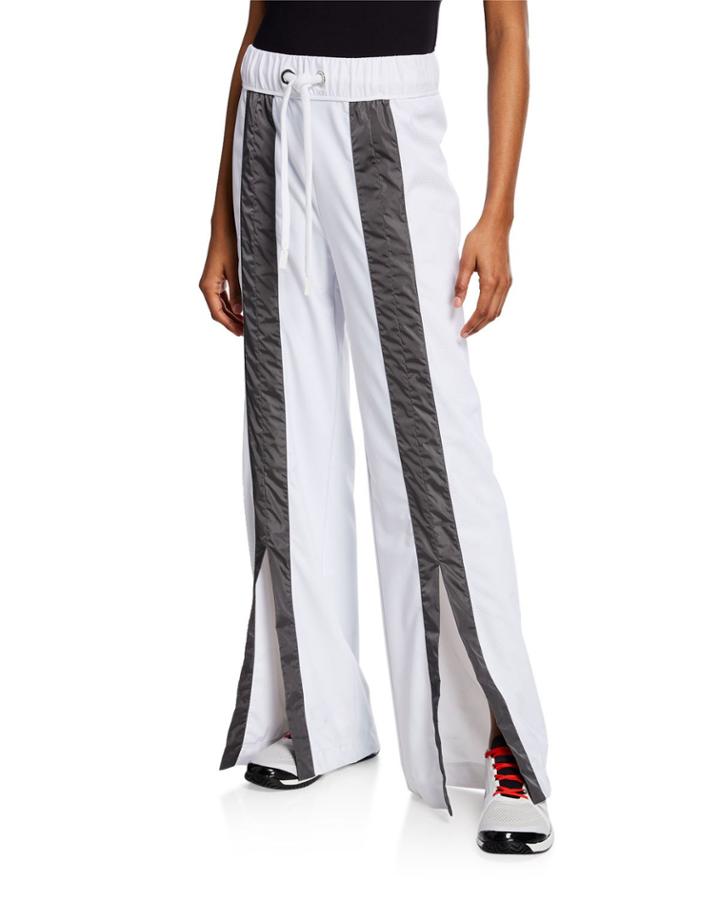 Kimi Split-front Drawstring Track Pants