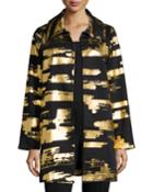 Petite Golden Glow Long Drama Jacket