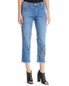 Brodie Embroidered Boy-fit Jeans