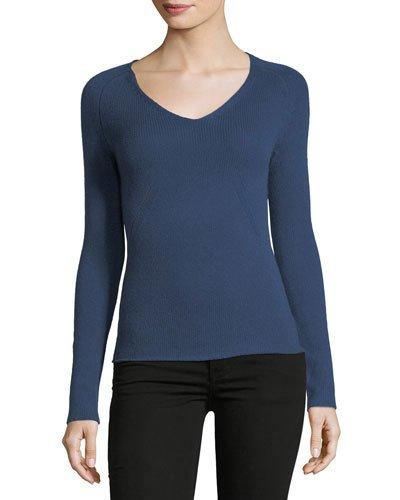 Cashmere Basic Pullover Sweater,