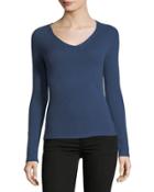 Cashmere Basic Pullover Sweater,