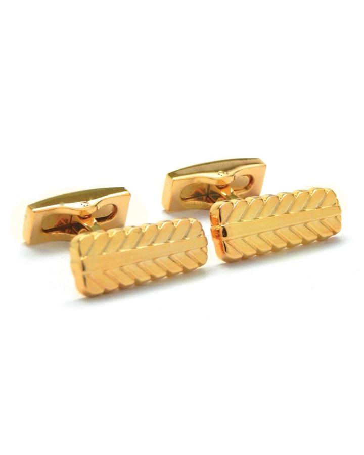 Embossed Feather Cufflinks