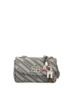Logo-print Paris Charm Clutch Bag