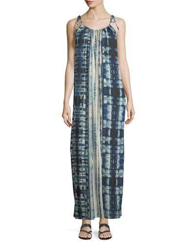 Tie-shoulder Tie-dye