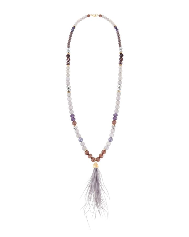 Feather Tassel Necklace