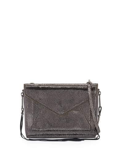 Marlowe Mini Envelope Crossbody Bag, Gray