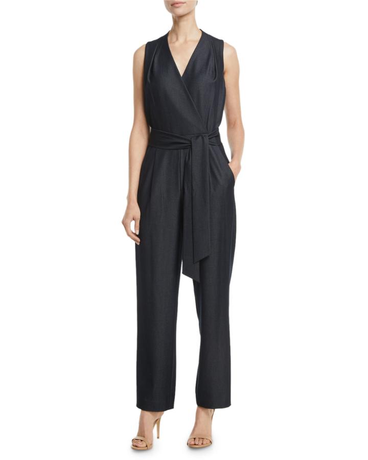 Greata Stretch-denim Jumpsuit