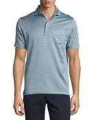 Cotton Herringbone Polo