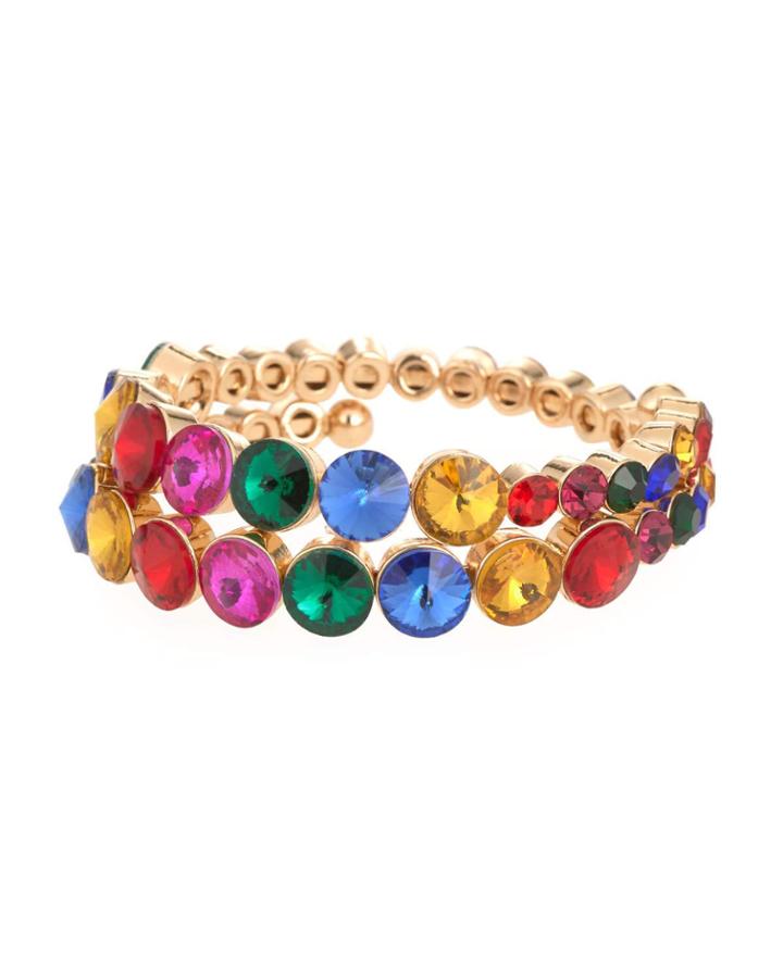 Crystal Coil Bracelet