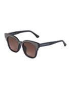 Mayelas Oversized Square Glittery Acetate