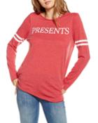 Presents Long-sleeve Cotton-blend T-shirt