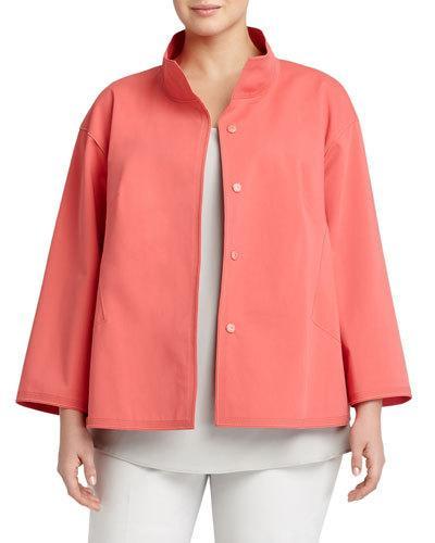 Mckenna Bracelet-sleeve Topper Jacket, Bellini, Women's