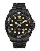 50mm Sea King Men's Bracelet Watch, Black