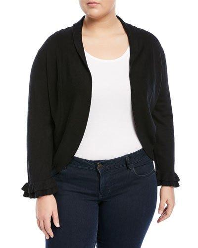 Ruffle-sleeve Bolero Cardigan,