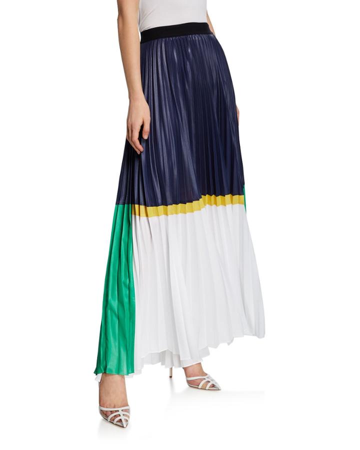 Pleated Colorblock