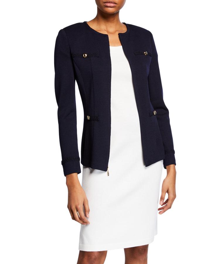 Santana Knit Wool-blend Jacket