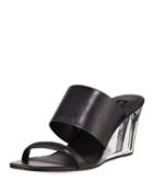 Gaby Leather Wedge