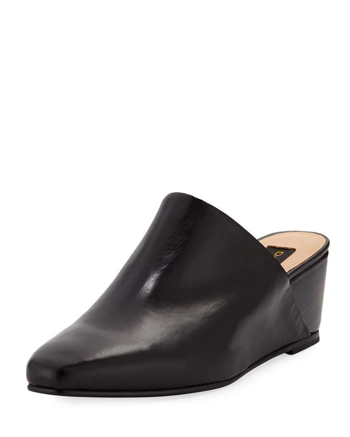 Mercer Smooth Leather Wedge