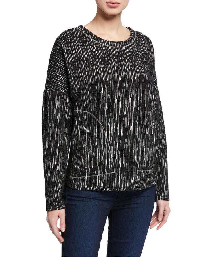 Pattern Oversized Jacket