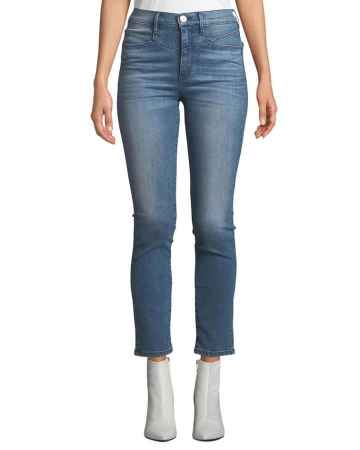 Jesse High-rise Straight-leg Ankle Jeans
