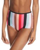 The Brigitte Malibu Stripe Swim Bikini Bottoms