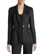 Virgin Wool Darted Blazer