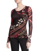 Geometrico Long-sleeve T-shirt