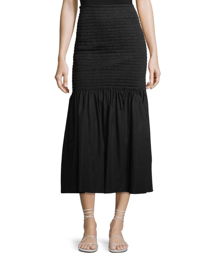 Smocked High-waist