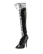 Dynamite Knee-high Gladiator Pump