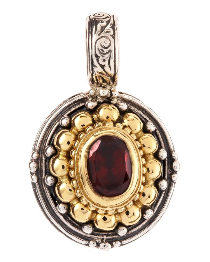 Konstantino Garnet Pendant Enhancer, Women's
