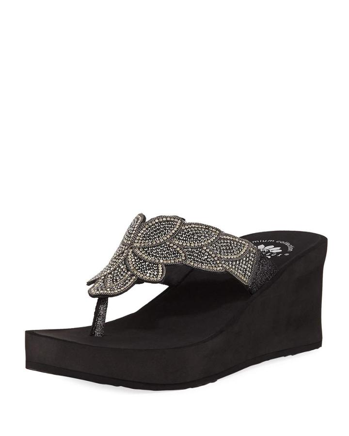 Petal Embellished Platform