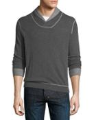 Cashmere Double-shawl Collar