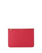 Soft Grain Clutch Bag, Fuchsia