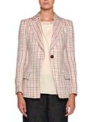 Multicolor Check One-button