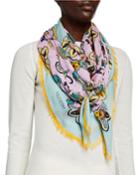 Floral Modal/cashmere