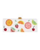 Flavia Fruit Cocktail Frame Clutch Bag