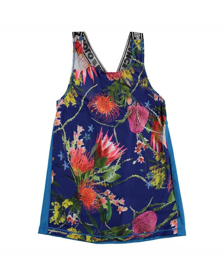 Girl's Oriana Floral Print Tank Top,