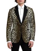 Men's Leopard-print Evening Jacket