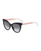 Two-tone Cat-eye Notched Optyl