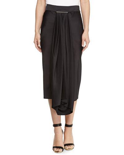 Satin Draped Overlay Tie-bar