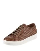 Nudara Woven Leather Low-top