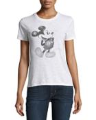 Mickey Mouse Graphic Tee, White