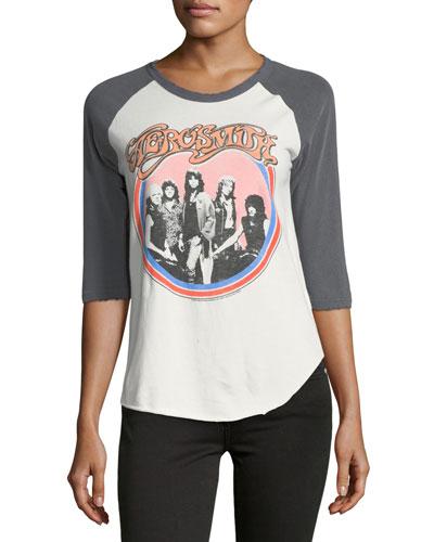 Aerosmith Raglan Graphic Tee