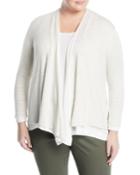 Reversible Draped Cardigan,