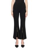 Knit Zip-flare Trousers