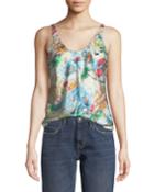 Marcelle La Dolce Vita Scoop-neck Mixed-print