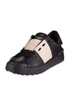 Leather Colorblock Studded