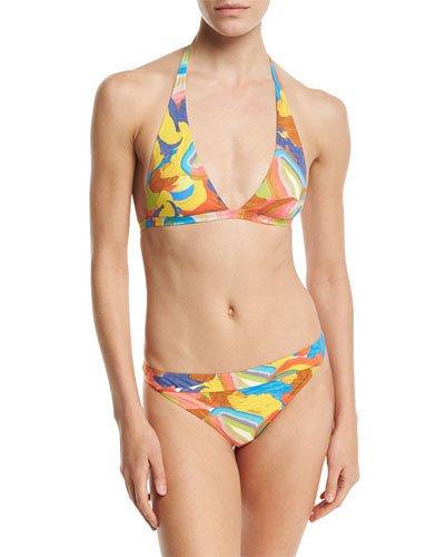 Painterly Print Two-piece Bikini Set,